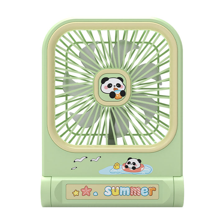 Women's Portable Mini Fan in Playful Panda Design Bowlift