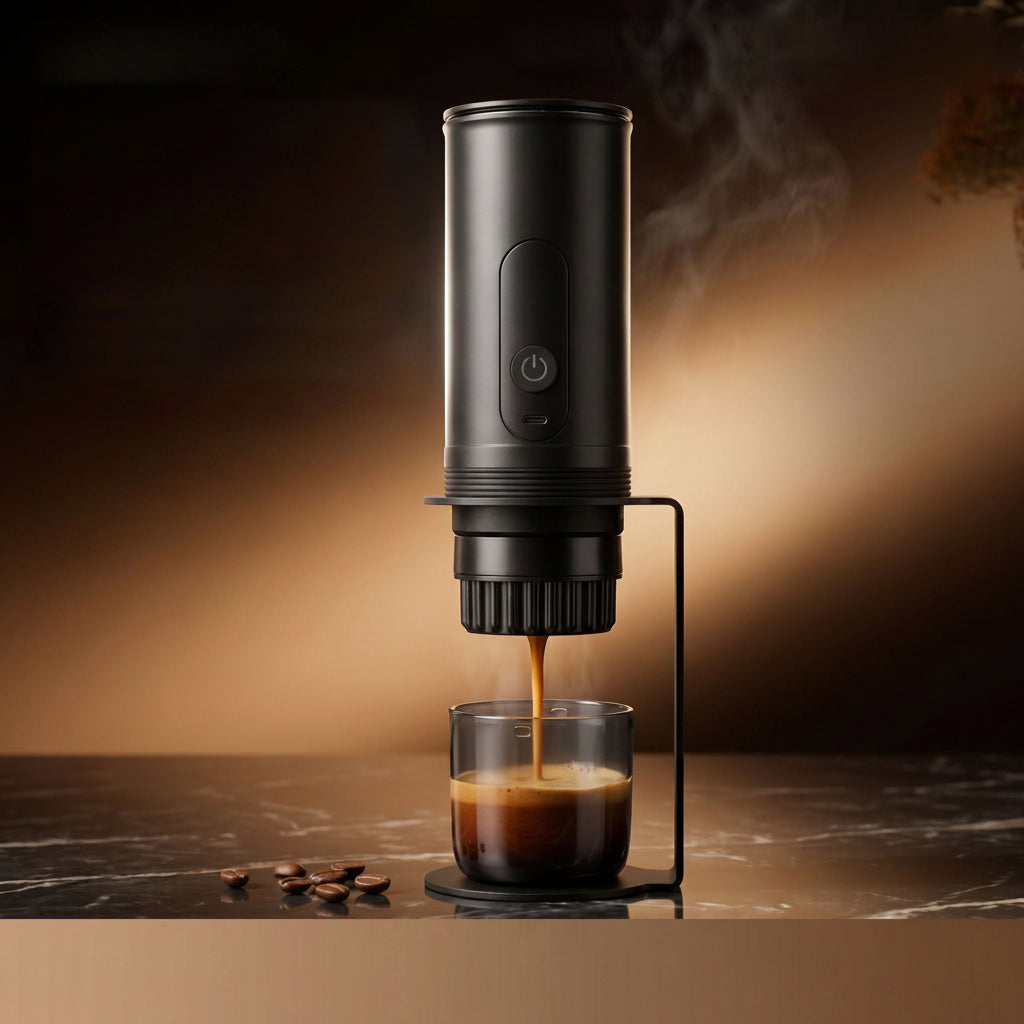 Mini Portable Wireless Espresso Capsule Coffee Machine