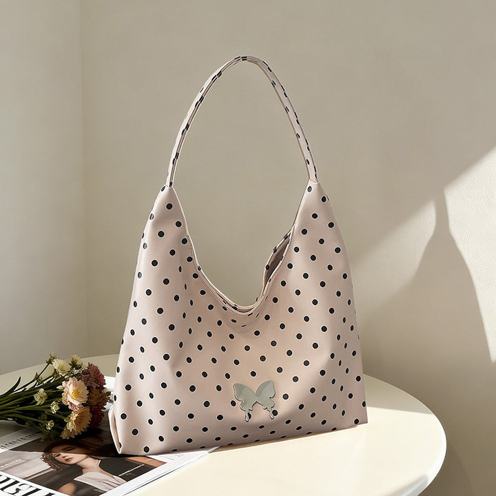 WoChic Polka Dot Hobo Bag Bowlift