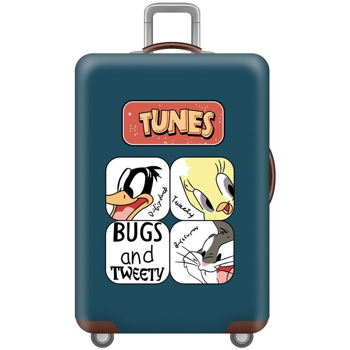 Unisex nan hard shell suitcase with Tom and Jerry design, telescopic handle and smooth-running swivel wheels Bowlift