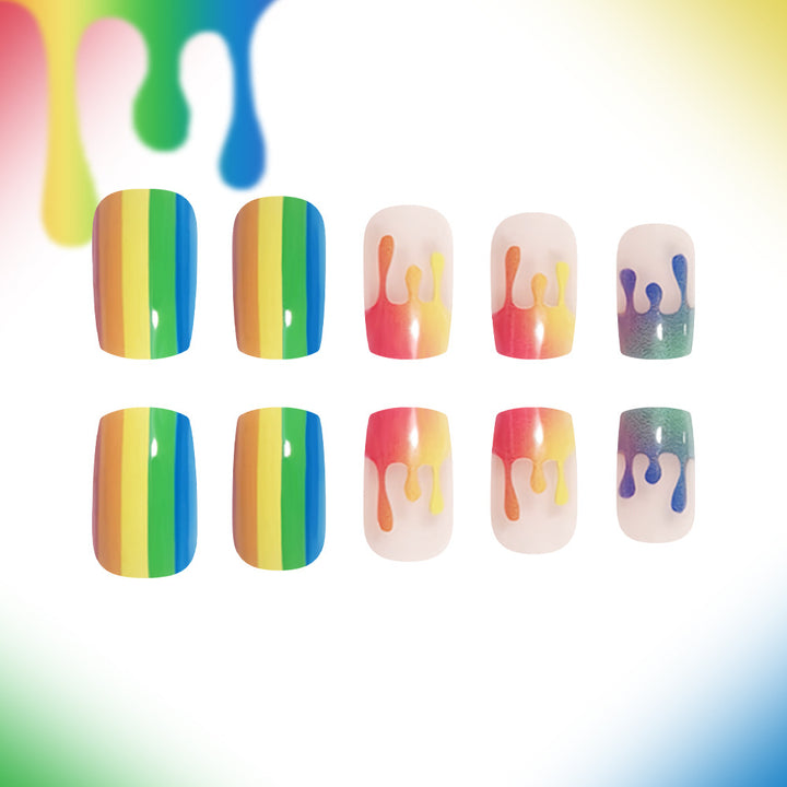 Artistic Ombre Press-On Nail Set Bowlift