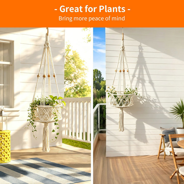 Hanging Plant Macrame Basket Bowlift
