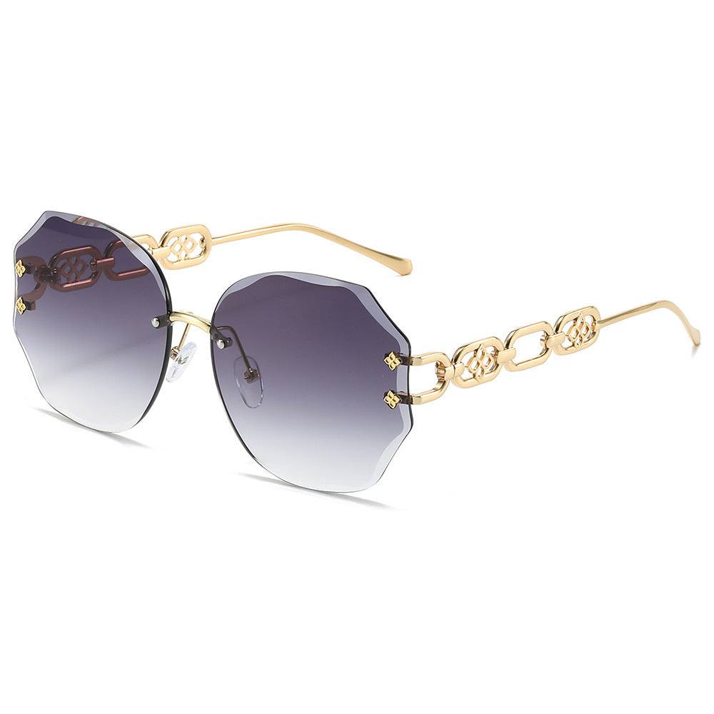 Elegant Oversized Octagonal Sunglasses Bowlift