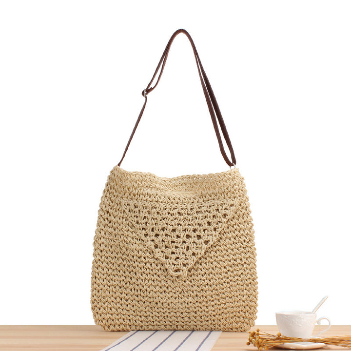 Beach bag with handwoven design Bowlift