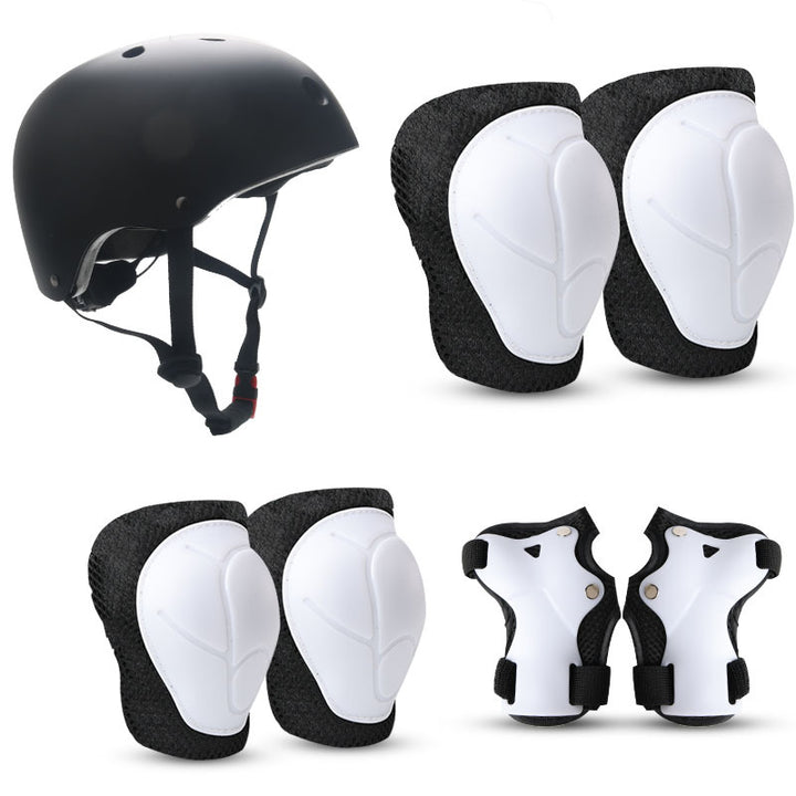 Children's Colorful Safety Helmet and Protective Gear Set Bowlift
