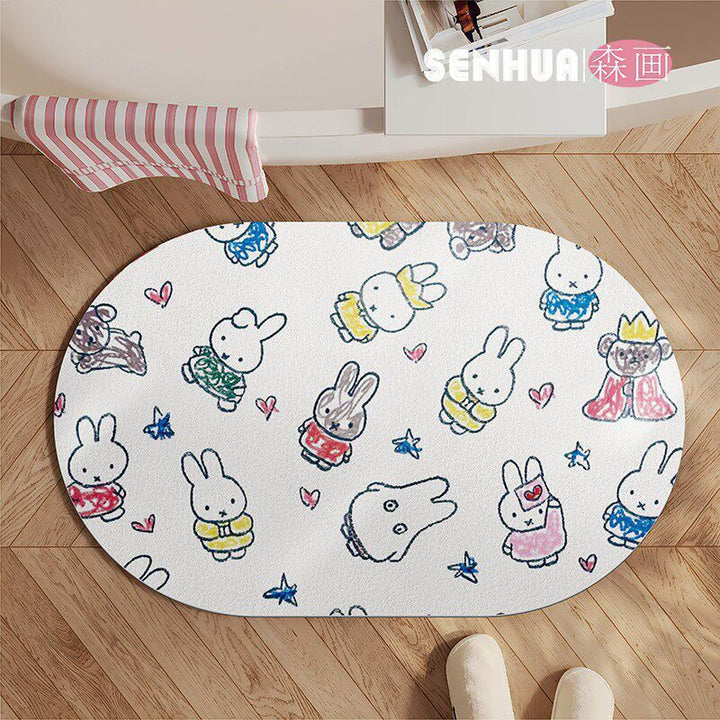 Cute Animal-Themed Entrance Mat