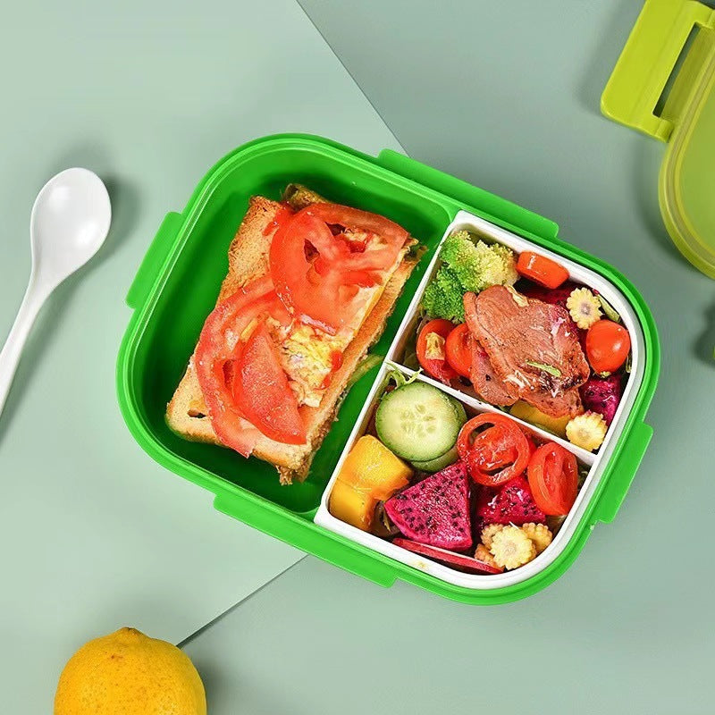 Eco-Friendly Dual-Compartment Lunch Box