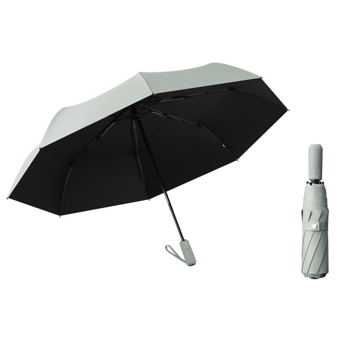 Ladies compact automatic umbrella with innovative wind protection system Bowlift