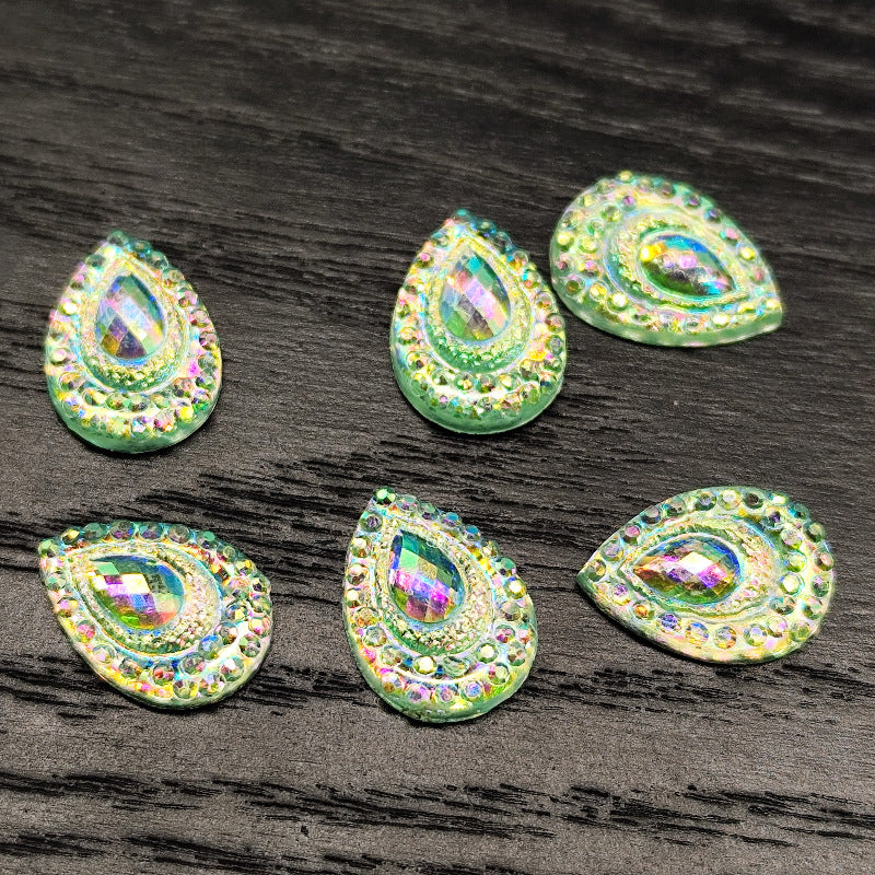 Glittering drop appliqués Bowlift