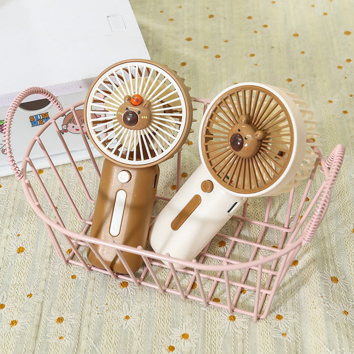 Unisex nano compact battery handheld fan with clip function and brushless whisper drive Bowlift