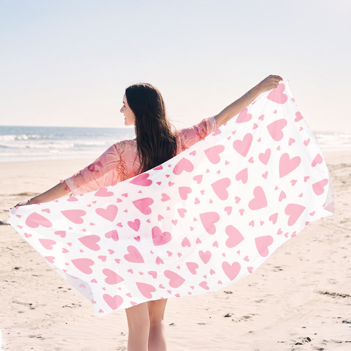 Beach towel with elegant jellyfish pattern Bowlift