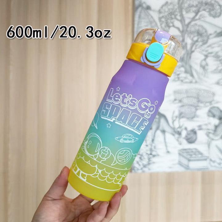 Ladies creative water bottle in space design Bowlift
