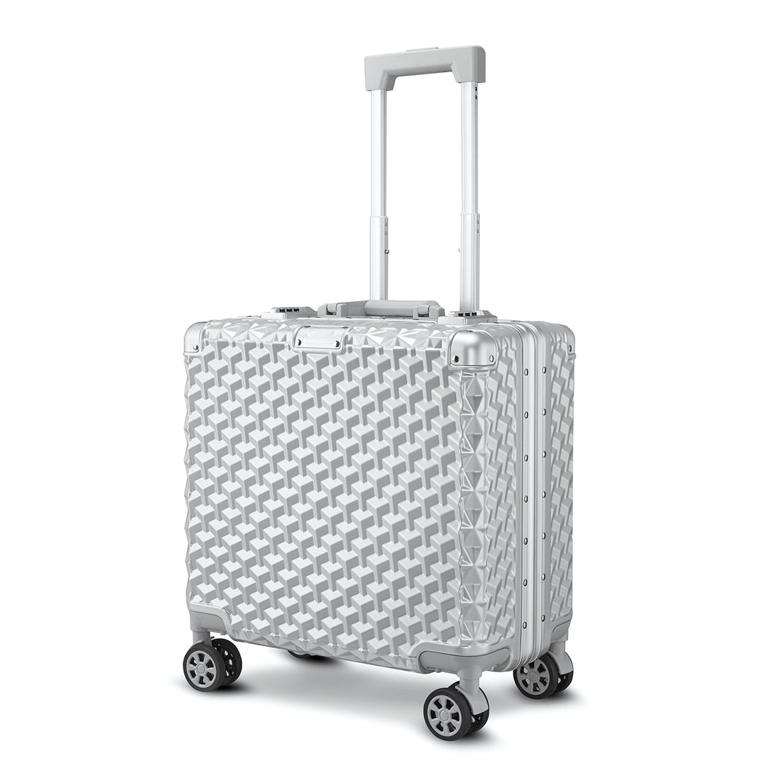 Unisex Premium Textured Hard Shell Carry-On Suitcase Bowlift