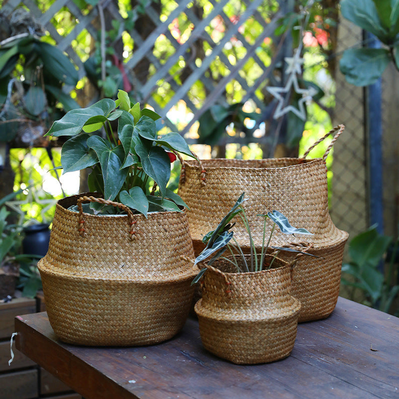 Handmade Woven Storage Basket Bowlift