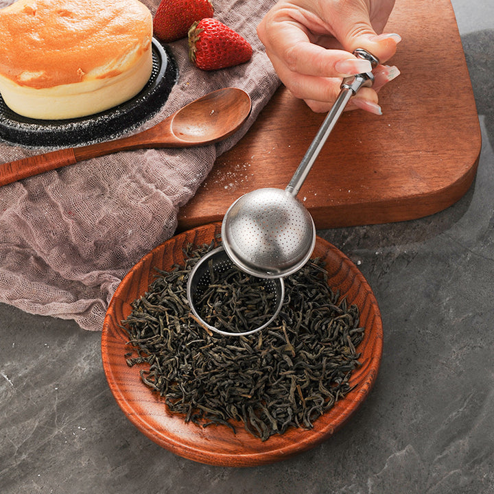 Stainless Steel Tea Egg with Extended Handle Bowlift