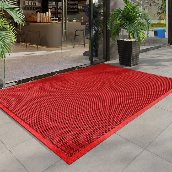 Heavy-Duty Textured Outdoor Entry Mat Bowlift
