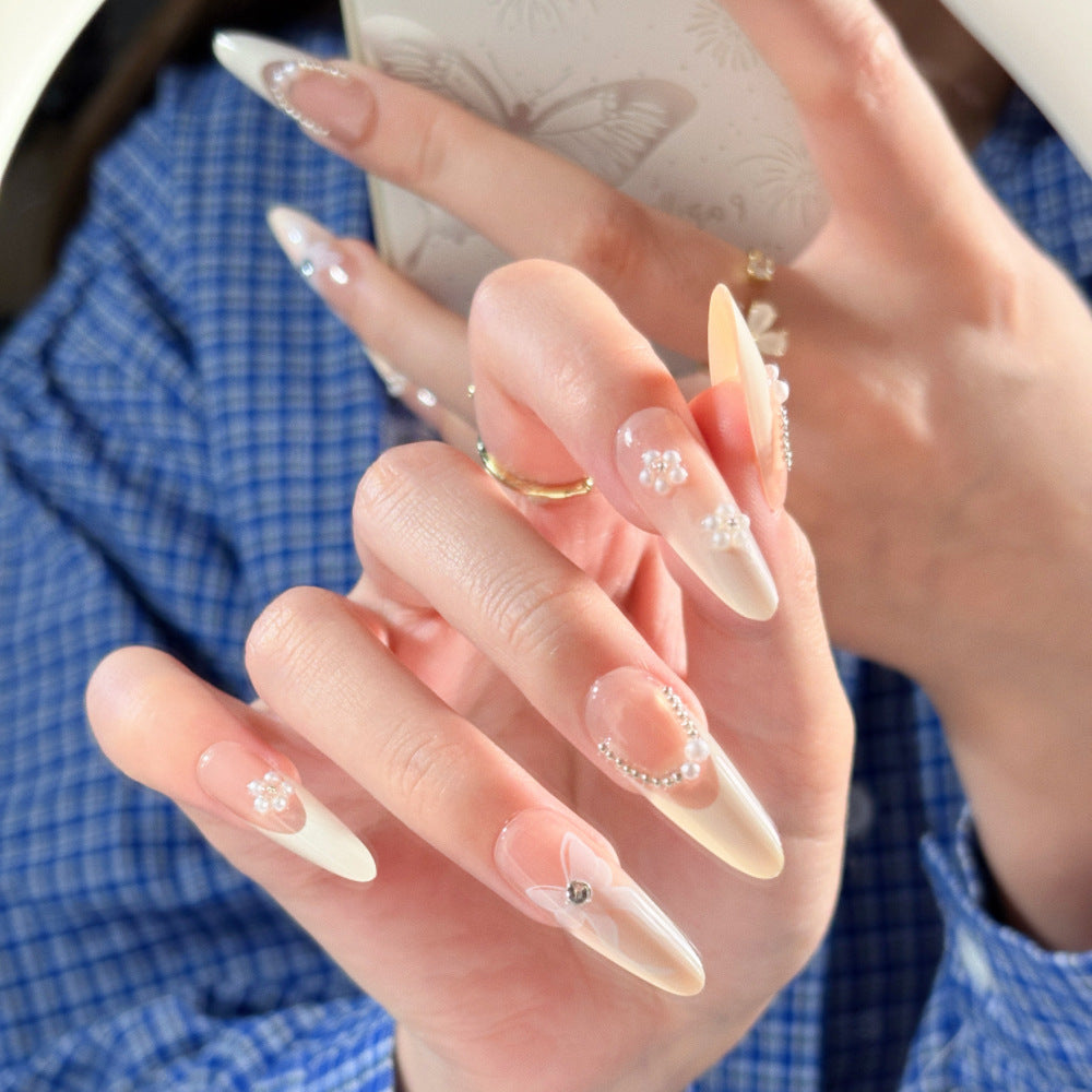 Decorative Character-Themed Press-On Nails with 3D Elements Bowlift