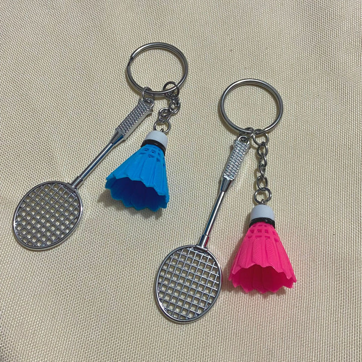 Badminton-Themed Keychain Bowlift