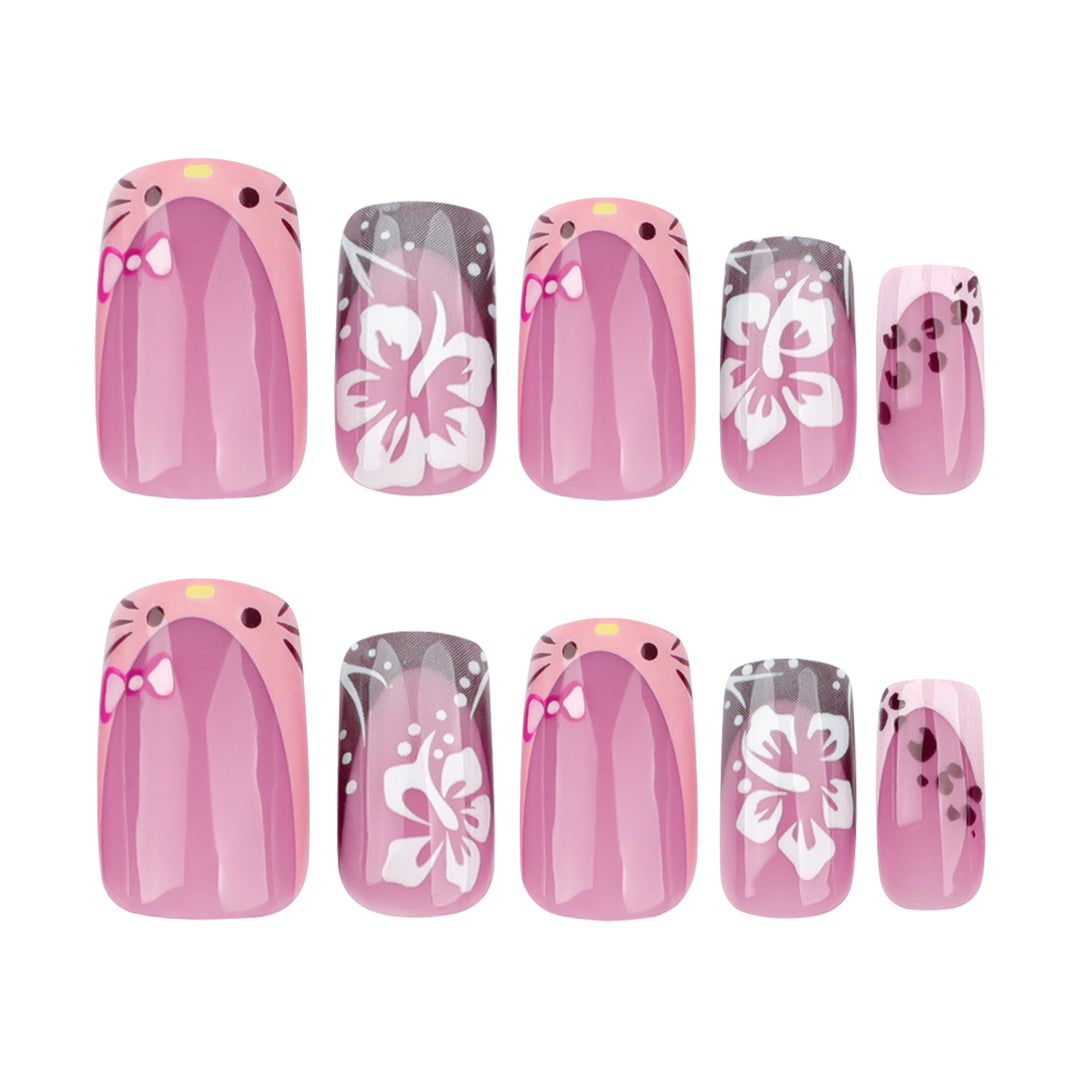 Artistic nail designs with floral accents Bowlift 1789124010