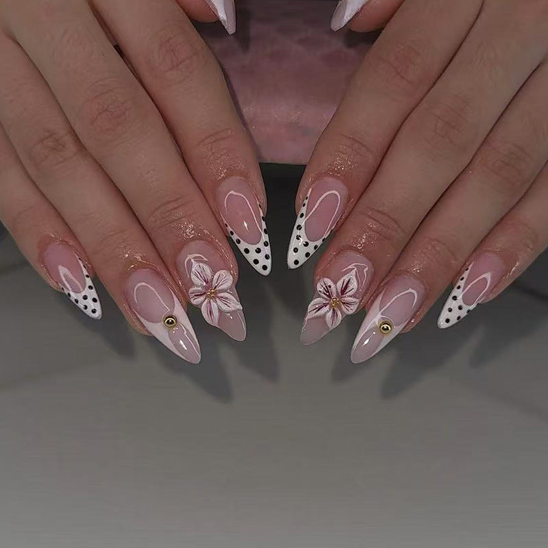 Elegant Stiletto Nail Enhancements Bowlift