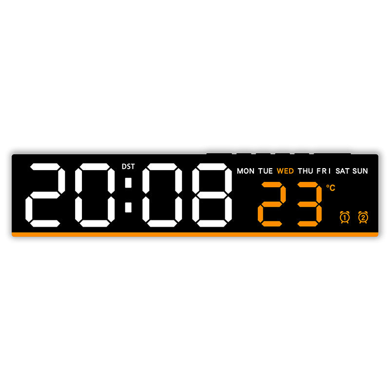 Digital LED weather clock with large display Bowlift