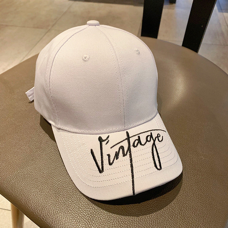 Vintage-Style Embroidered Baseball Cap