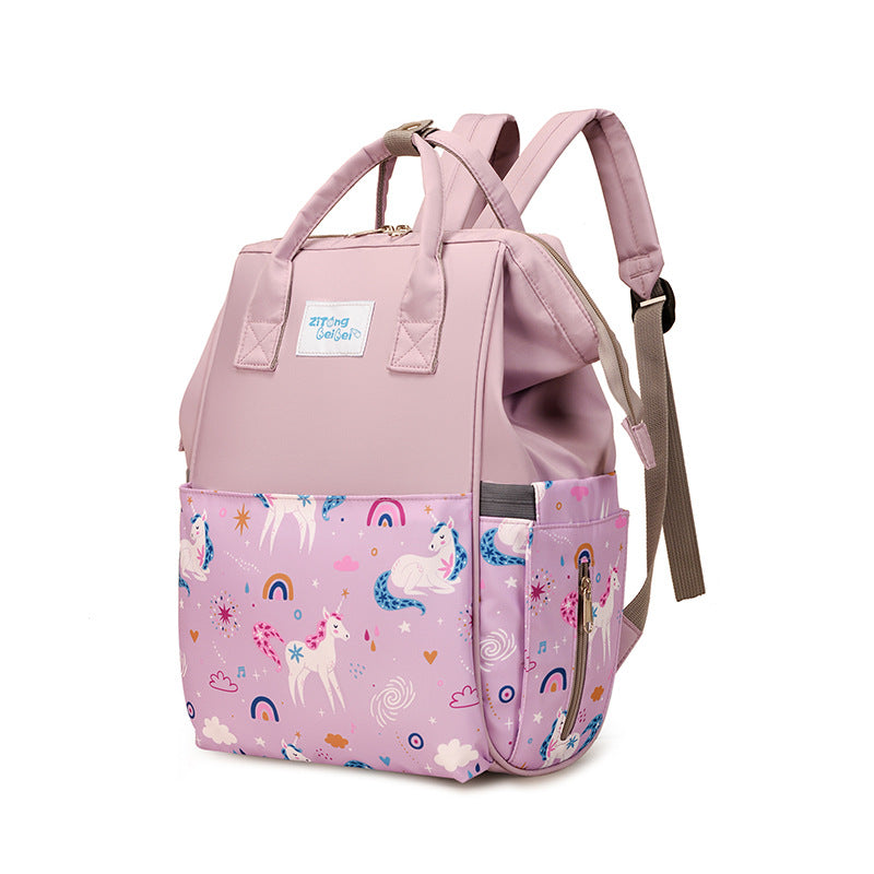 Eclectic Unicorn Design Diaper Backpack Bowlift