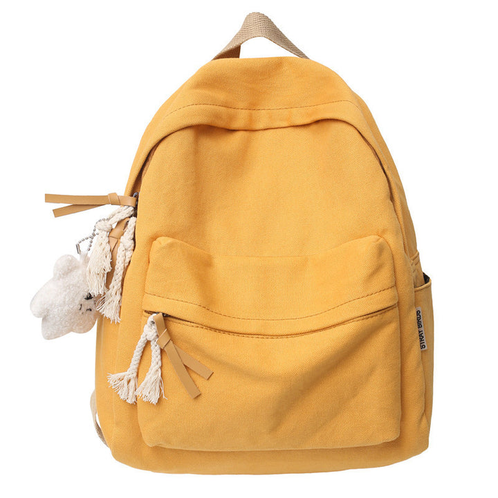 Casual Canvas School Backpack Bowlift