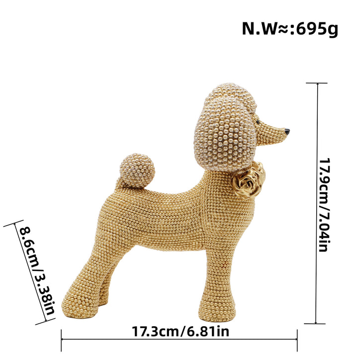 Decorative dog figure in modern design Bowlift