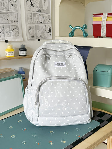 Fun Polka Dot School Backpack