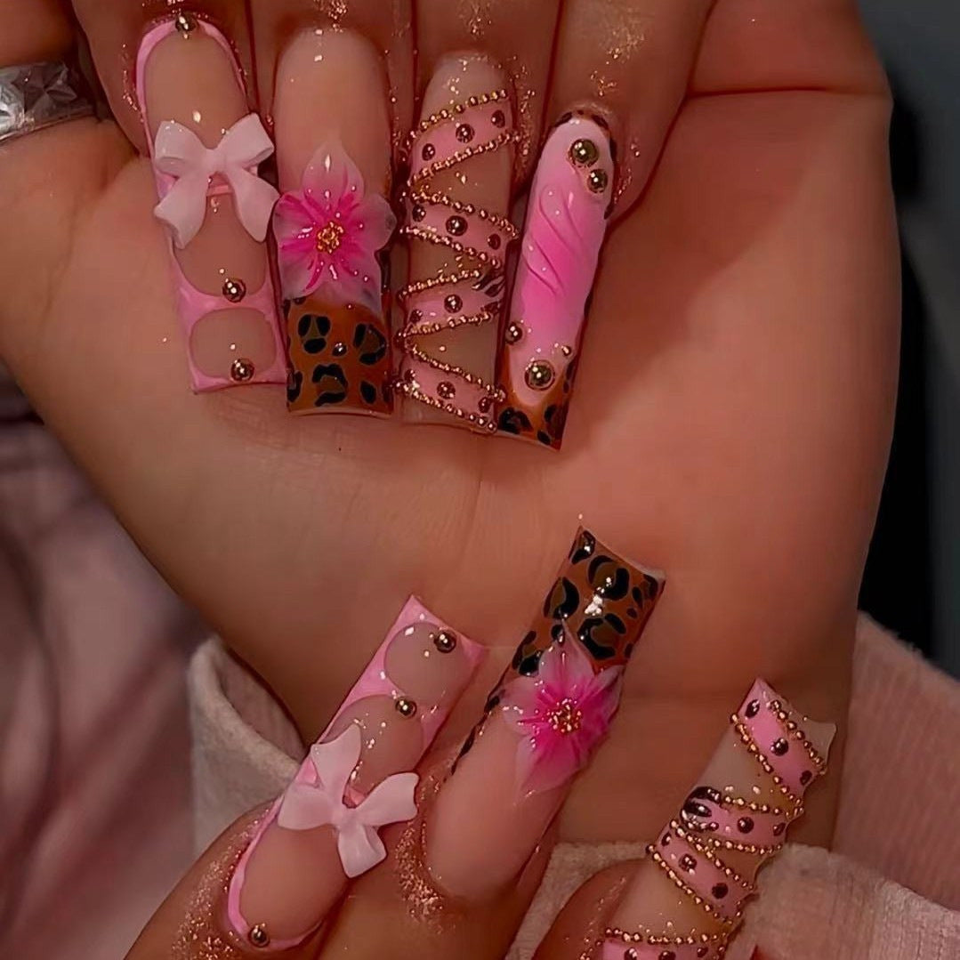 Decorative Press-On Nail Art Set Bowlift 1787368939