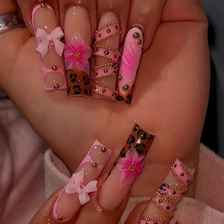 Decorative Press-On Nail Art Set Bowlift 1787368939