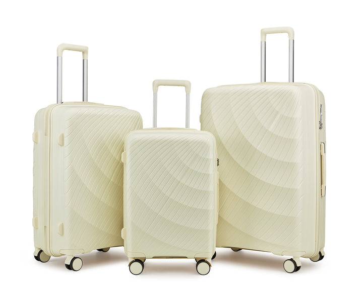 Unisex Premium Textured Hard Shell Luggage Set Bowlift