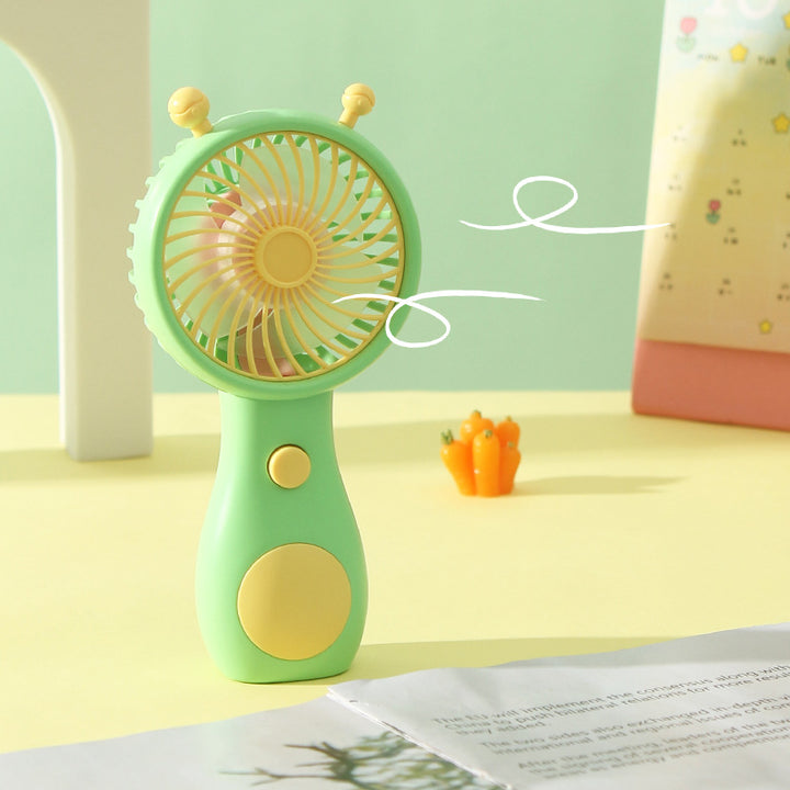 Women Portable Mini Fan with Ergonomic Handle Bowlift