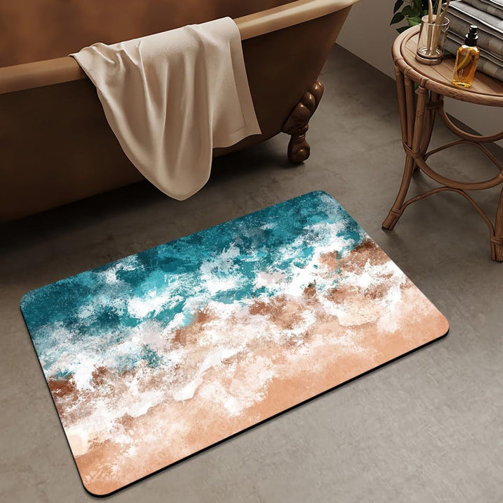 Premium Abstract Design Shower Mat