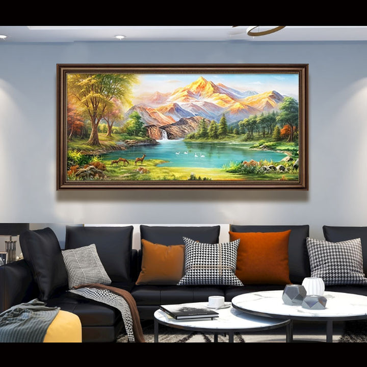 Scenic Mountain Landscape Wall Art