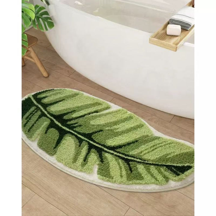 Lemon-Shaped Bath Mat Bowlift