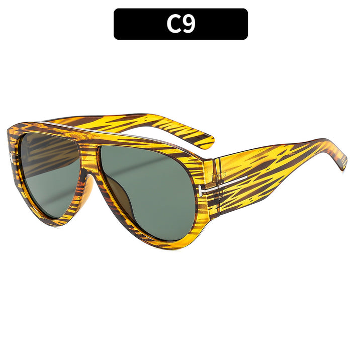 Bold Angular Cat-Eye Sunglasses