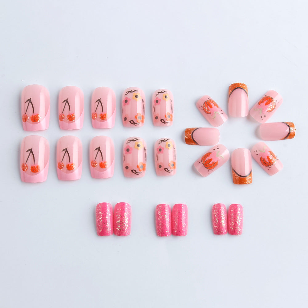 Creative Floral Nail Art Design Bowlift