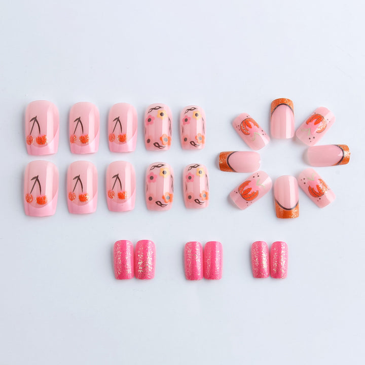 Creative Floral Nail Art Design Bowlift