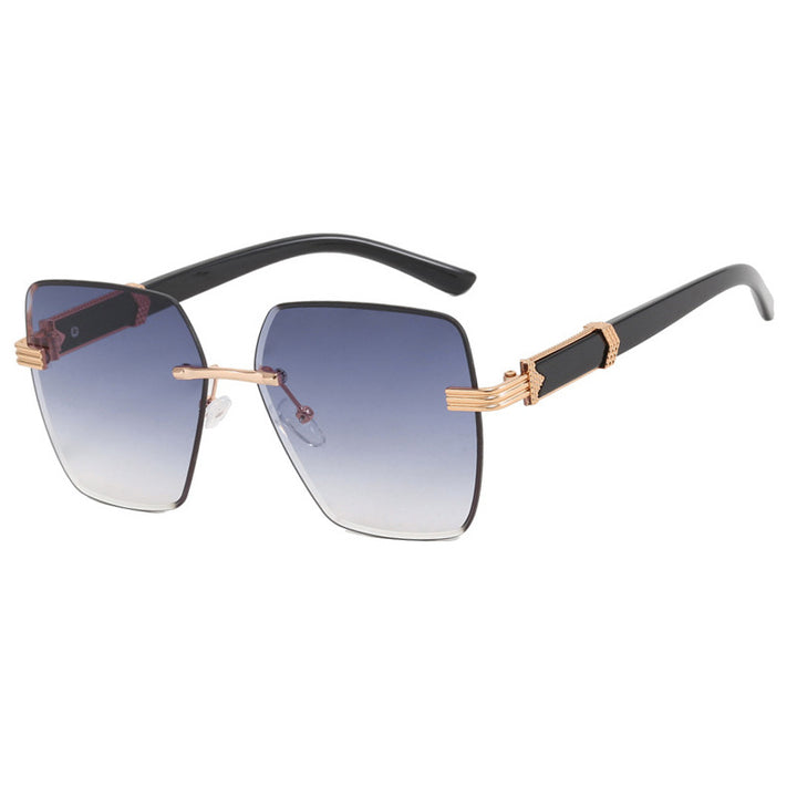 Women's trendy square sunglasses with glamorous accents and UV protection Bowlift