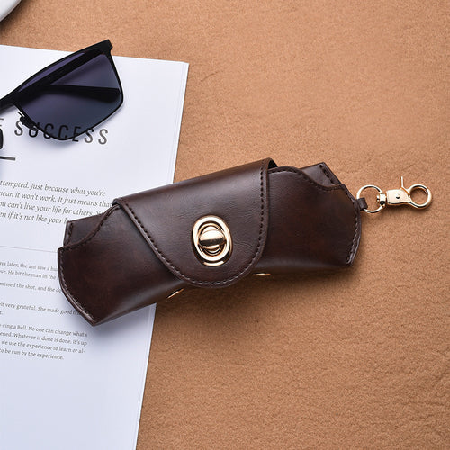 Elegant Leather Sunglasses Case Bowlift