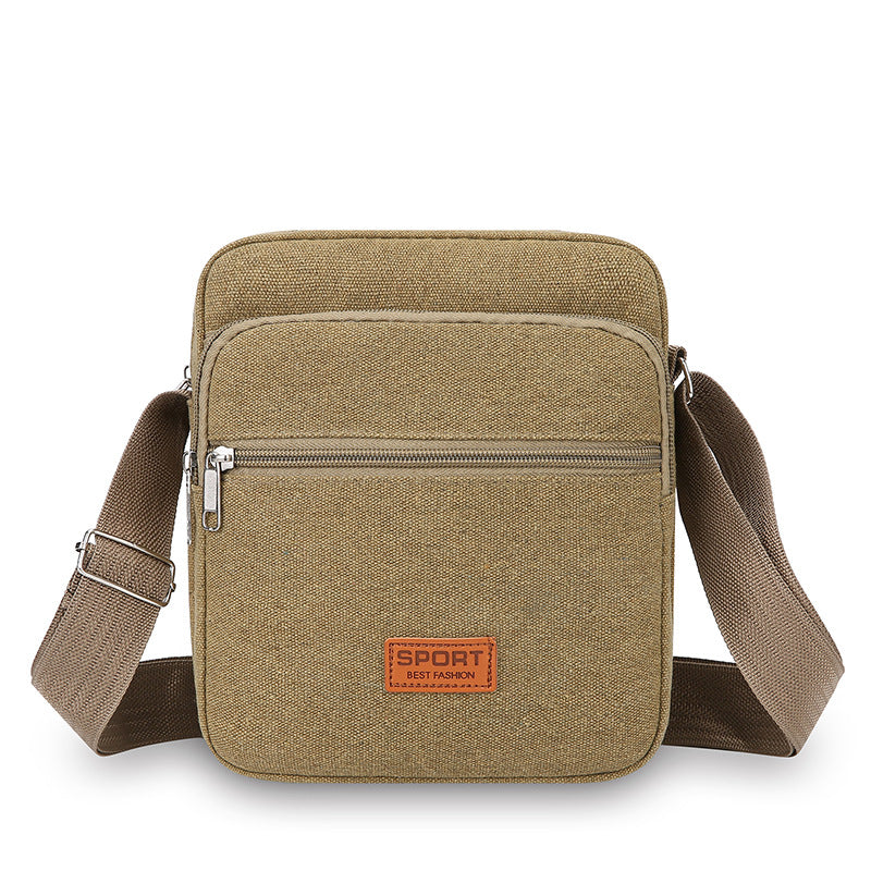 Versatile Canvas Crossbody Bag Bowlift
