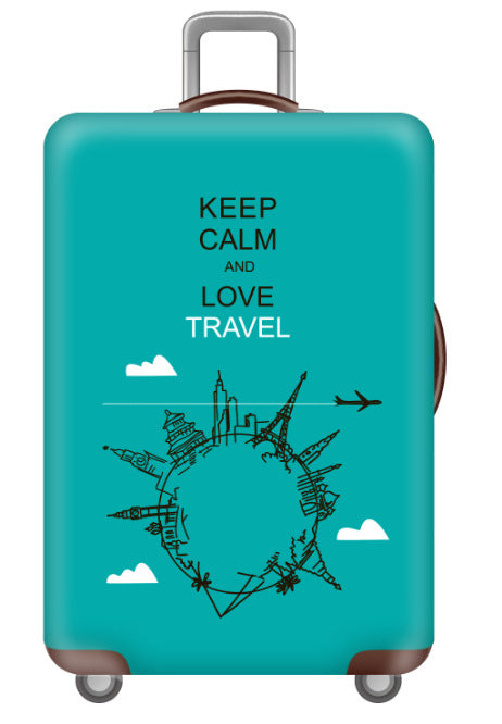 Heart-Patterned Hard Shell Luggage Bowlift