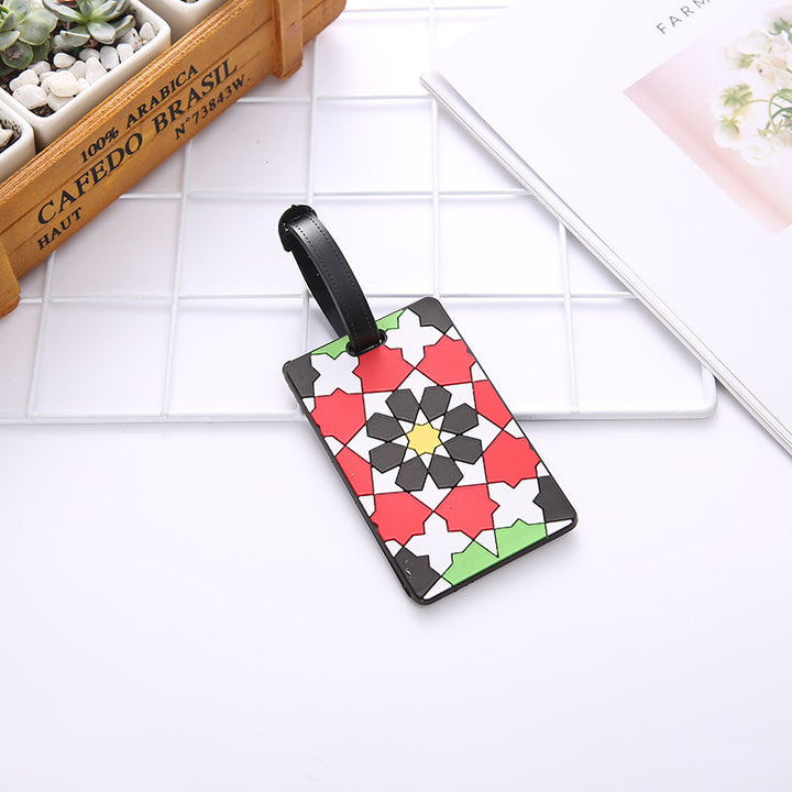 Unisex Luggage Tag in Creative Retro Pattern Bowlift