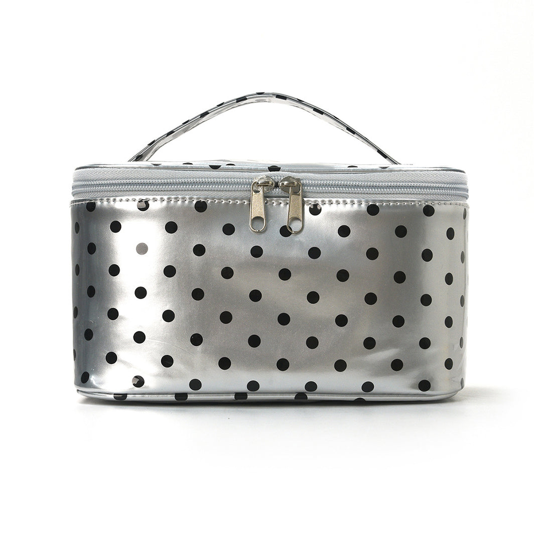 Cosmetic organizer with carry handle and water-repellent coating Bowlift
