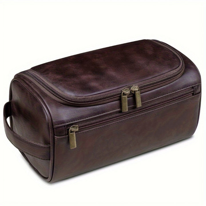 Elegant Cosmetic Bag Made of Artificial Leather Bowlift