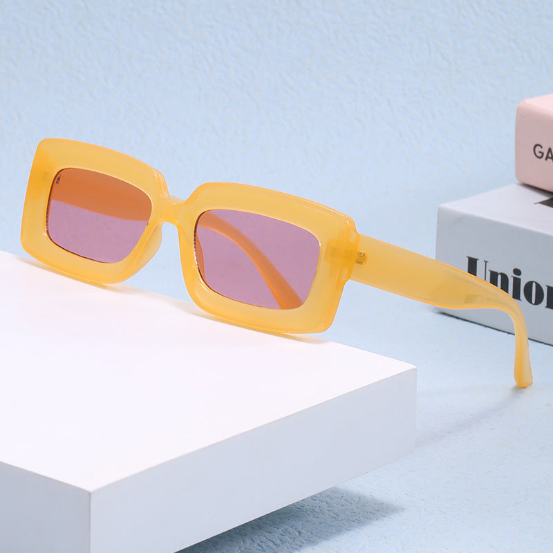 Ladies futuristic square sunglasses Bowlift