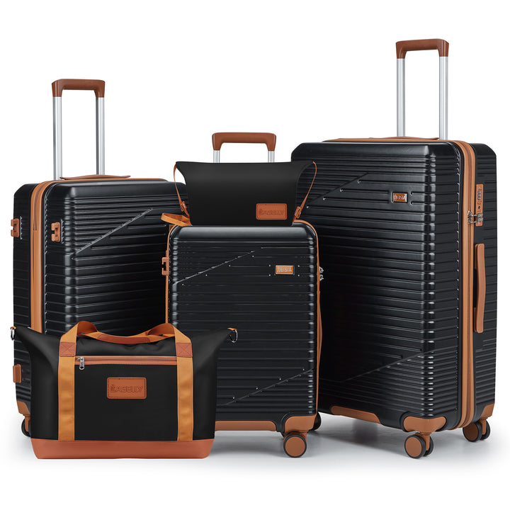 Unisex Multi-Functional Hard Shell Spinner Suitcase Bowlift