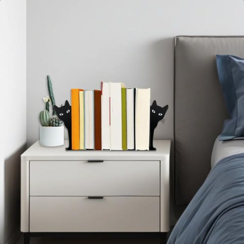 Cat-Themed Decorative Bookend
